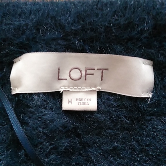 LOFT Eyelash Open Front Cardigan - Picture 5 of 6